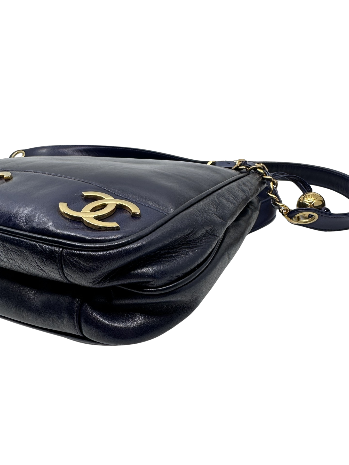 Triple C Lambskin Shoulder Bag