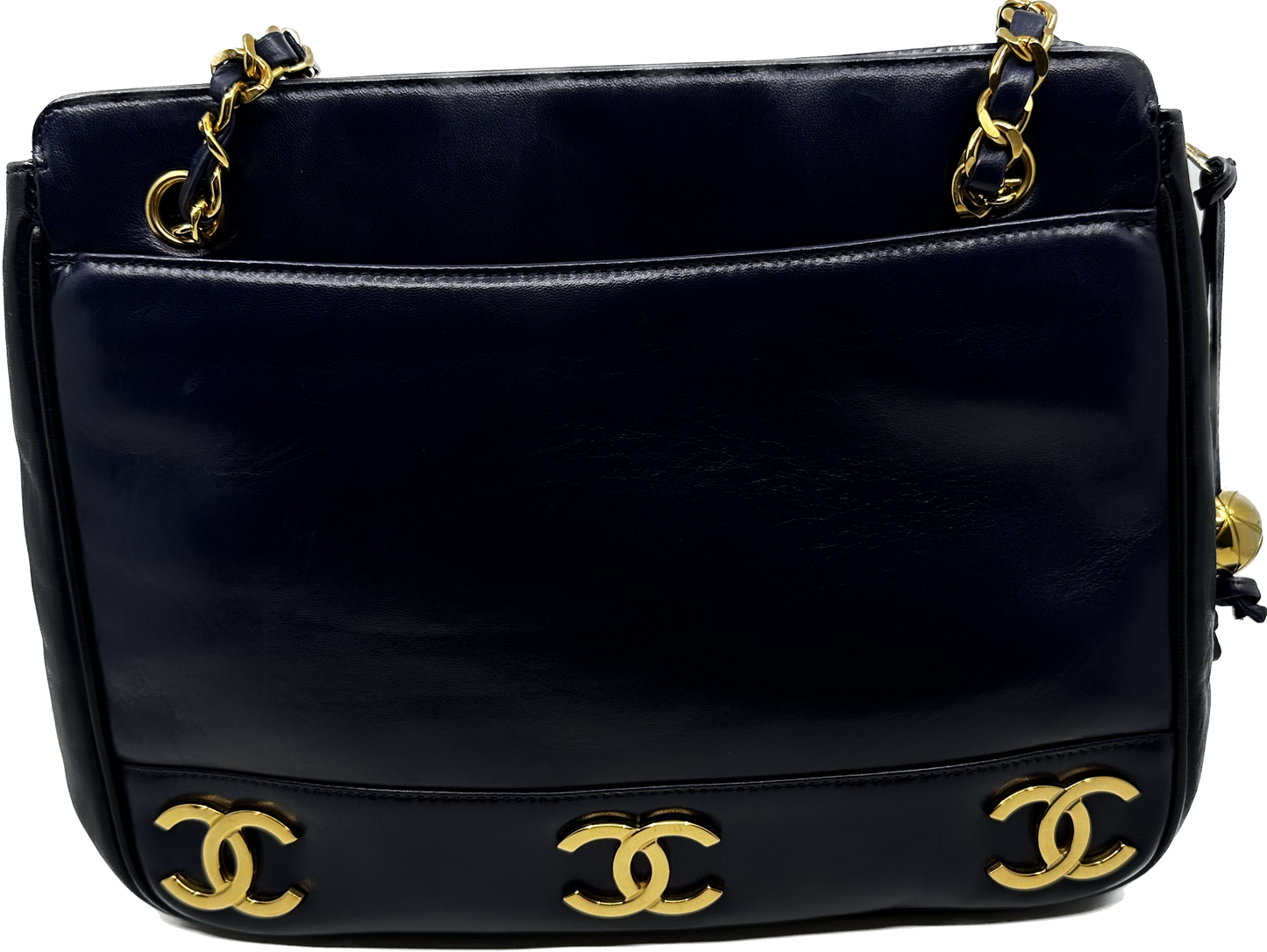 Triple C Lambskin Shoulder Bag