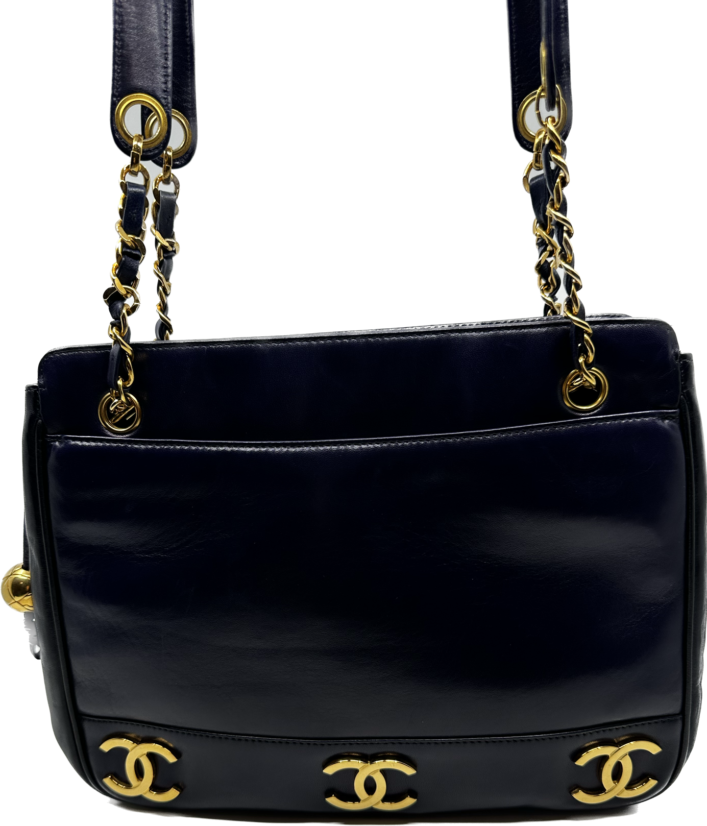 Triple C Lambskin Shoulder Bag